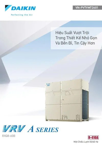 HỆ THÔNG LẠNH TRUNG TÂM VRV-6A